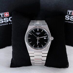Men Tissot 40mm Classic PRX Black  Watch